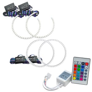 Mitsubishi Evolution Headlight Halo Kit - ORACLE Lighting - ColorSHIFT w/ Simple Controller - ColorSHIFT - `08-`16